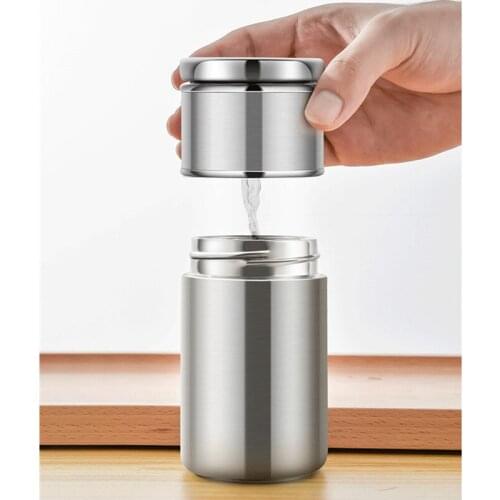 420ml/300ml Portable Double Stainless Steel Tea Thermos Mug Infuser Cup Travel Coffee Themal Flask Eco-Friendly
