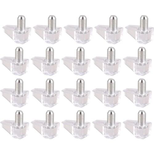 5 mm Pin shelf support shelf studs strong support 20 pcs, Transparent