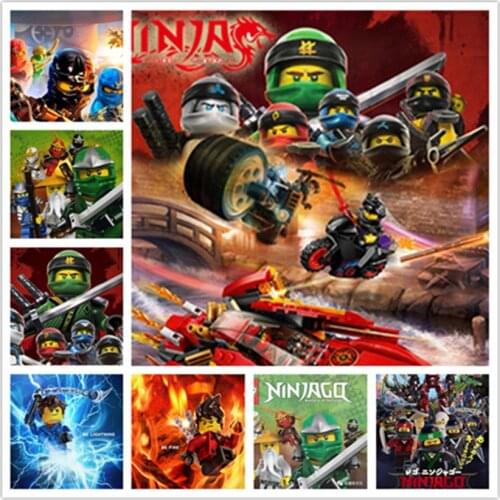 5D DIY Diamond Painting Cartoon "Ninjago Masters of Spinjitzu"Diamond Embroidery Full Square Picture Of Rhinestones Decor