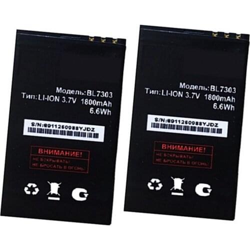 BL7303 batteries 1800mAh for Fly TS107 TS 107 BL 7303 Mobile Phone batteries High quality Replacement Battery