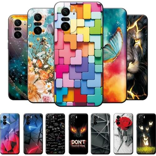 For Xiaomi POCO F3 Case Matte Protective Case For Xiaomi POCO F3 Soft TPU Silicone Back Cover For Xiaomi POCO F3 6.67" Capa Rose