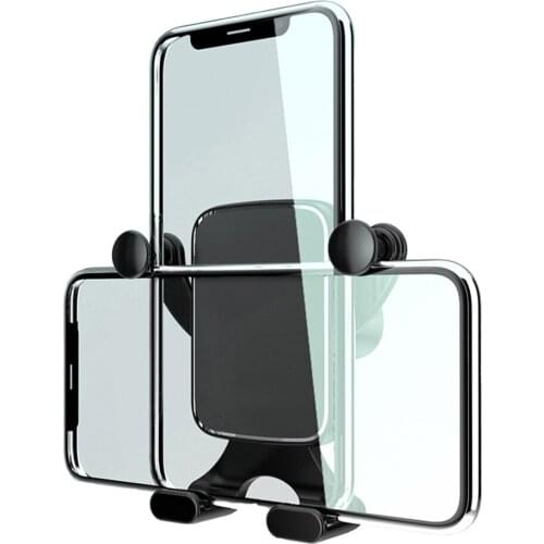 Car Phone Bracket Car Outlet Gravity Mount Holder Horizontal Vertical Screen Phone Stand New Arrival