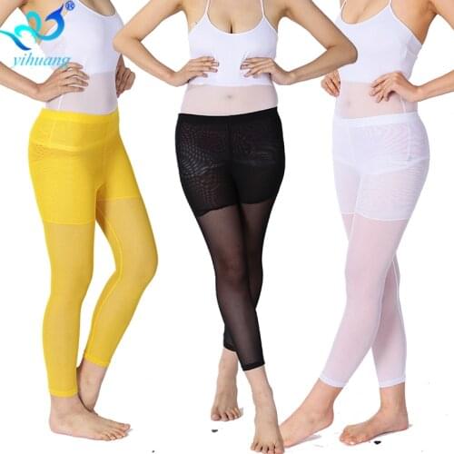 Stretchy Mesh Belly Dance Pants Bellydance Leggings Professional Training Long Trousers Free Shipping