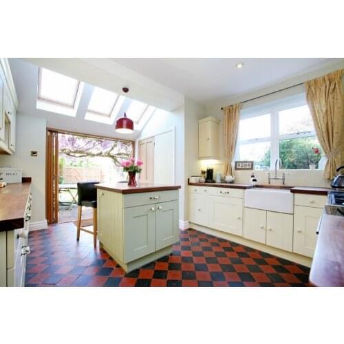 2017 Free design Custom American solid wood kitchen cabinet with solid wood door panels customized color