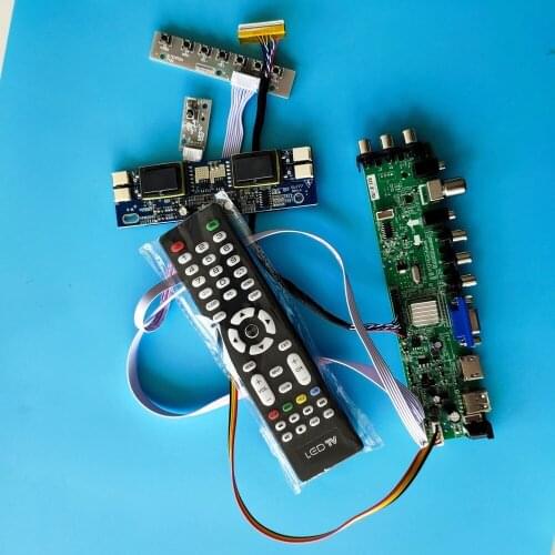 Kit for LM170E03-TLL2/LM170E03-TLL1 Panel HDMI VGA Digital LCD 1280X1024 30pin AV TV USB DVB-C DVB-T 4 CCFL Controller board 17"
