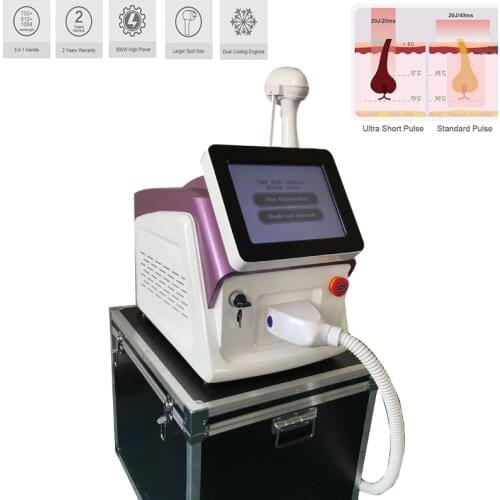 New 755 Alexandrite Laser /808nm Diode Laser Hair Removal 755+808+1064