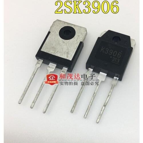 Original New 5PCS/ 2SK3906 600V 20A TO3P TO-3P K3906