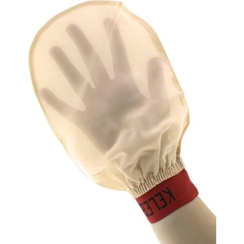 100% Natural Silk Turkish Bath Exfoliating Glove Remove Dead Skin Purifying Skin Whitening Purse To Remove Dirt Hammam