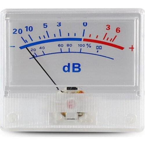 Panel VU Meter Bulb Warm Back Light Recording Audio Level Amp Meter VU Meter Stereo Audio Amplifier Board DB Sound
