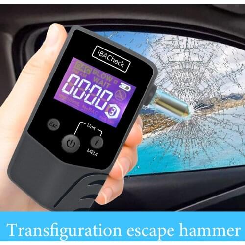 New Breath Alcohol Tester Professional With LCD Screen High Accuracy Portable Breathalyzer Digital Alcohol Detector USB Charge