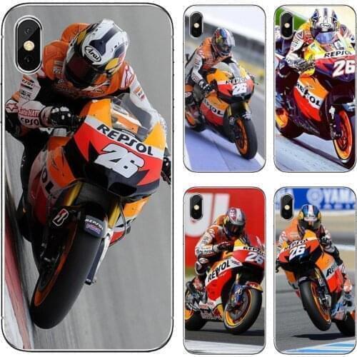 Dani-Pedrosa-26-motorcycle-autobike For Xiaomi mi Redmi Note 3 4 4X 5 6 7 8 8t 9 9s 9t 10 pro lite Silicone Skin Case