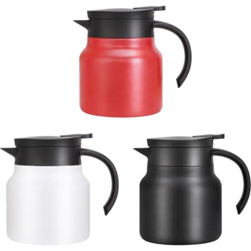 800ml Thermal Coffee Carafe Stainless Steel Double Walled for Coffee and Teas Vacuum Carafes Coffee Machine Accessories