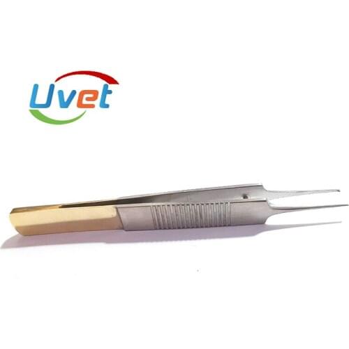 Uvet Medical Plastic surgery forceps 9cm 10pcs stainless steel fat ophthalmic surgery forceps
