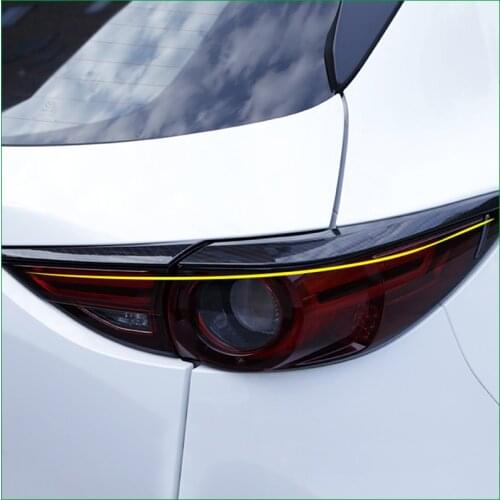 Accessories High Quality Rear Tail Light Lamp Strip Cover Trim FOR Mazda CX5 CX-5 2017 2018 back Light frame stick Car-styling