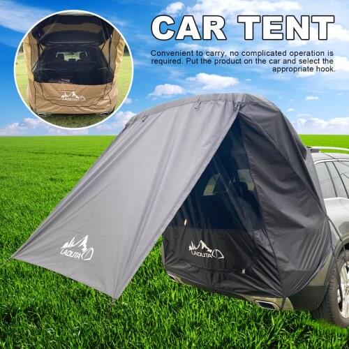 Anti Ultraviolet Rays Car Trunk Tent SUV Self-driving Tour Barbecue Camping Tail Extension Sunshade Rainproof Tourist Tent