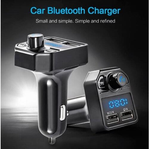 Car Cigarette lighter socket Car Bluetooth Handsfree MP3 Music Player Car MP3 2USB Car Charger FM Transmitter Car accessories