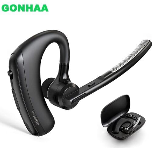 Bluetooth Headset Handsfree Earphone CVC8 Noise Reduction K20 Wireless Earpiece With Apt-X HD Dual Mic For All Smart Phone