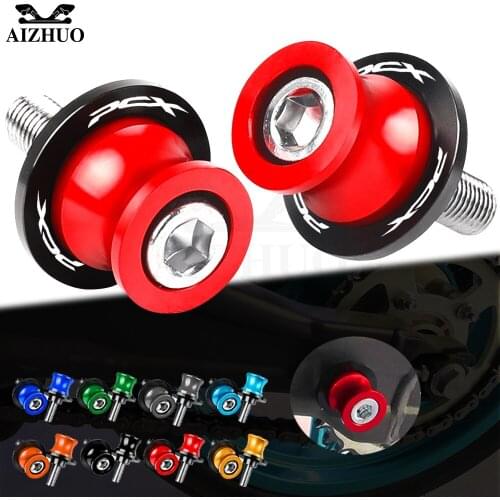 FOR HONDA PCX 125 150 2020 2019 ALLYEARS PCX125 PCX150 Motorcycle 8MM Swingarm Slider Spools Stand Screws CNC Aluminum PCX LOGO