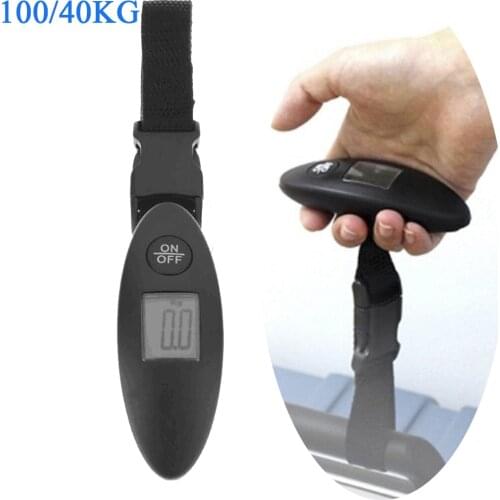 100g/40kg Digital Scale Luggage Scale LCD Display New Portable Mini Electronic Pocket Travel Handheld Weight Balance New