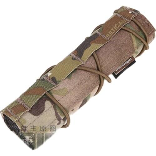 EM9473Camouflage Tactical 18cm Airsoft Suppressor Cover Quick Release