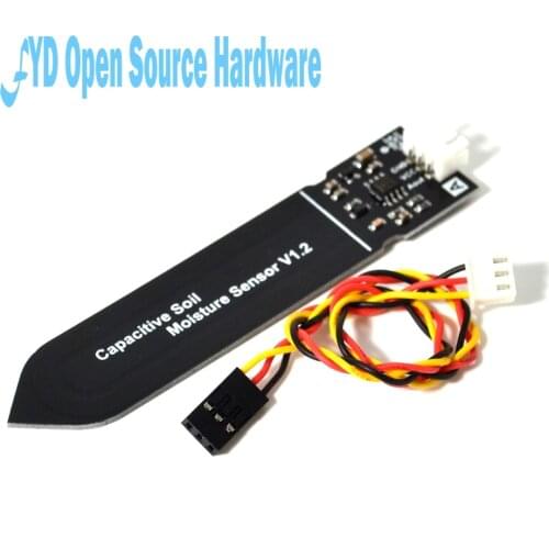 5pcs Capacitive Analog Soil Moisture Sensor, 3.3~5.5V Corrosion Resistant with Gravity 3-Pin interface for arduino Raspberry