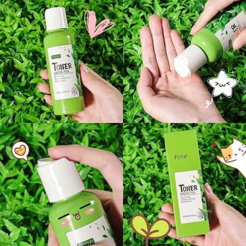100ml Green Tea Face Toner Moisturizing Essence Oil-control Smoothing Skin Ance Shrink Pores Make Up Water Face Skin Care
