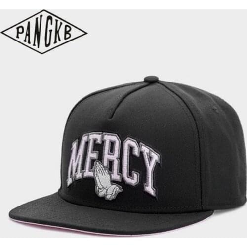 PANGKB Brand MERCY CAP black Hip-Hop parkour sports snapback hat for men women adult outdoor casual sun baseball cap