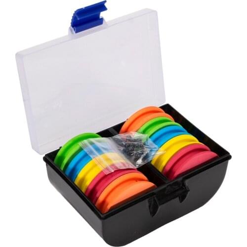 Hot-10Pcs Fishing Line Storage Foam Spools Fishing Winding Board Fish Line Spools Fly Fishing Gear with Tackle Box