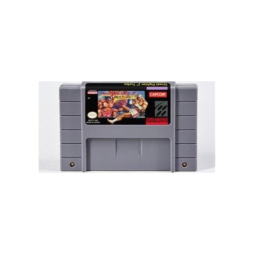 US Version Action Game Card Cartridge - Street Game Fighter II Turbo Hyper Fighting