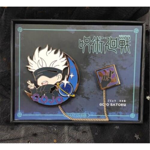 Jujutsu Kaisen Gojo Satoru metal badge brooch pins pendant collection Limited rare cute thoughtful brithday gift NEW hot C