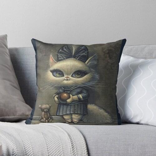 MITZI Throw Pillow Cushion Cover Polyester throw pillows case on sofa home living room car seat decor 45x45cm