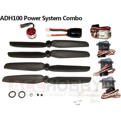 Micro Power System Combos,ADH100 (Including propeller saver,propeller,motor(KV 3700),ESC,servo,battery) RC Plane RC Model