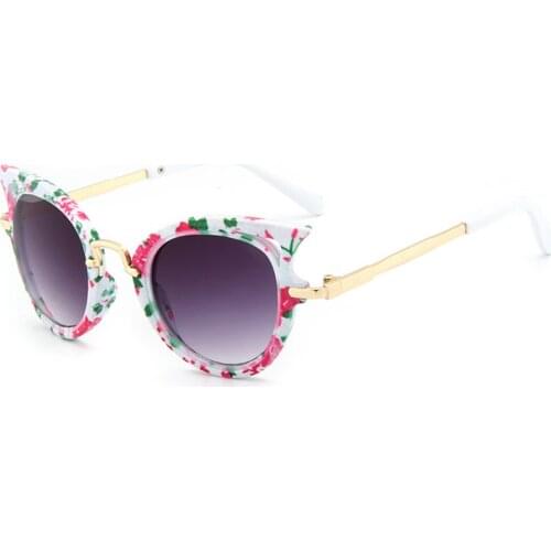 2021 New Kids Sunglasses Girls Brand Cat Eye Children Glasses Boys UV400 Lens Baby Sun glasses Cute Eyewear Shades Goggles