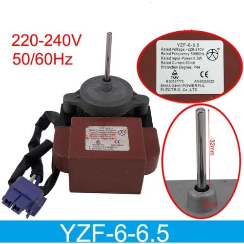 New original refrigerator cooling fan motor YZF-6-6.5 freezer motor refrigerator accessories