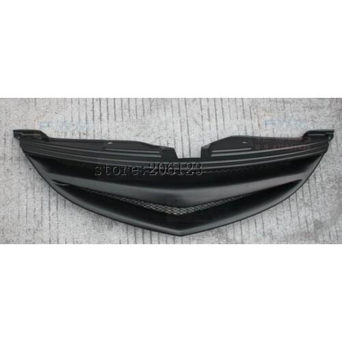 Car avant Grill Grille cas avec une bande pour For Mazda 6 2008-2012 carbon fiber