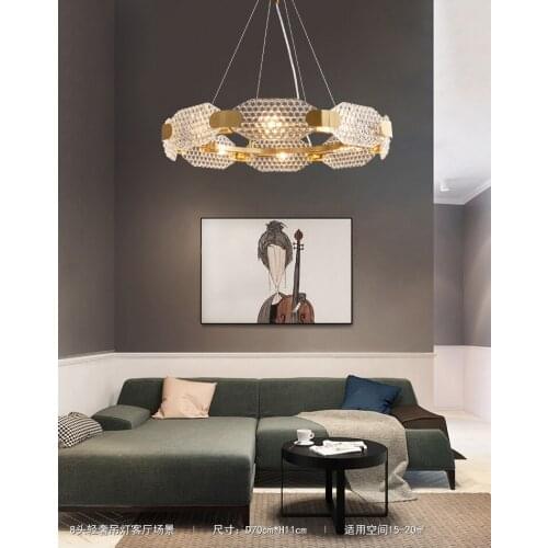 European and American postmodern chandelier living room lamp dining room bedroom fashion creative Nordic lamps