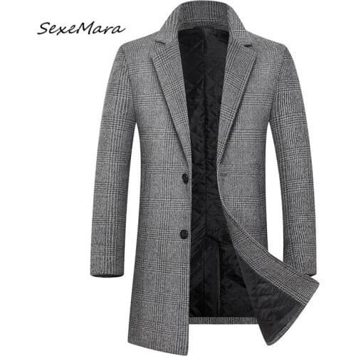 SexeMara Mens Wool Coats
