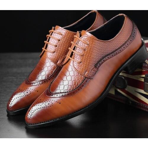 Black Men Suit Shoes Party Mens Dress Shoes Italian Leather Zapatos Hombre Formal Shoes Men Office Sapato Social Masculino