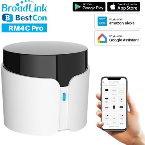 BroadLink Bestcon RM4C Pro WIFI IR RF Universal Intelligent Remote Controller Smart Home Automation Works With Google Home Alexa