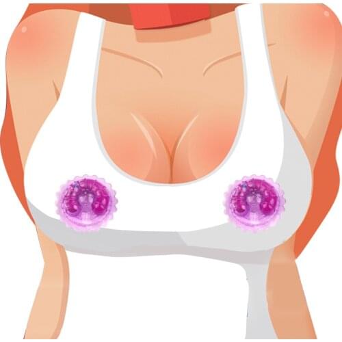 Vibrators Sex Toys for Women 1 Pair Sexy Pasties Stickers Nipple Cover Vibrator Adult Couples Products Female Breast Stimulator