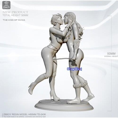 Wong Work Unpainted Resin 1/35 Unassembled Garage Kits GK Model Kit Figure TD-2438