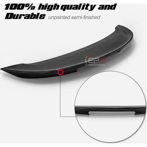 VRS Style Fiberglass Rear Wing Base FRP Fiber Glass Bootlid Splitter Blade Trunk Wing Lip Kit Fit For Nissan 2009 On 370Z Z34