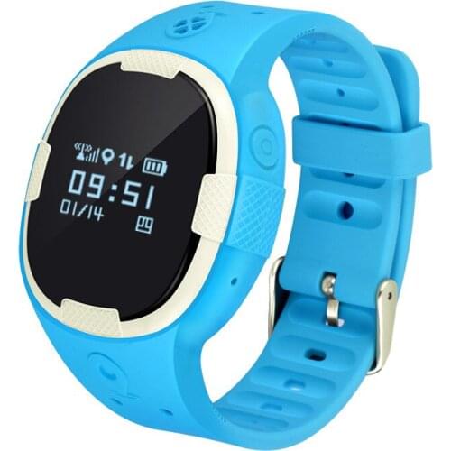 High Quality Smart Watch GPS tracker GPT18 for elder kids WIFI LBS positioning SOS alarm play back history route Silicone Strap