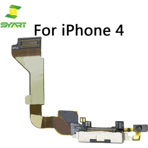 Charging Port Microphone Dock Connector Replacement Flex Cable For iPhone 4 4S Charger Port FLEX CALBE