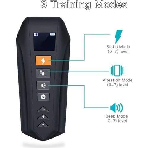 1300ft Electric Dog Training Collar Vibrating Shock Control Waterproof USB Rechargeable Pet Remote For Dogs Pets Training