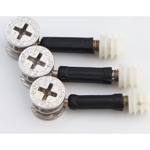 20pcs screws+ eccentric wheel +connector for furniture hardware three-in-one connector diameter 12/15mm connector screw
