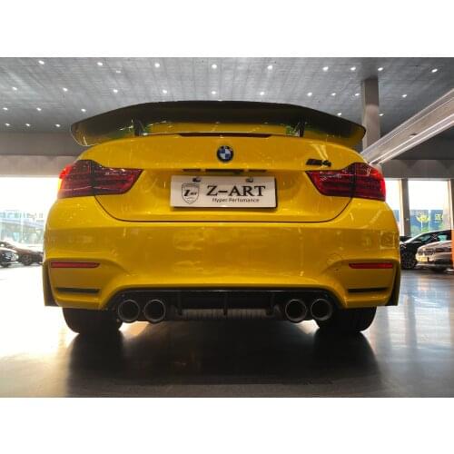 2013-2019 Z-ART M3 carbon fiber rear wing for M4 carbon fiber rear trunk wing for F80 F82 F83 carbon fiber tail wing spoiler