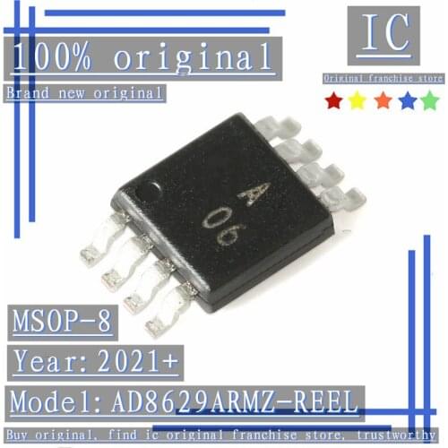 2021+100% Brand new original 1PCS-5PCS AD8629ARMZ-REEL MSOP-8 Zero-drift single-supply rail-to-rail operational amplifier
