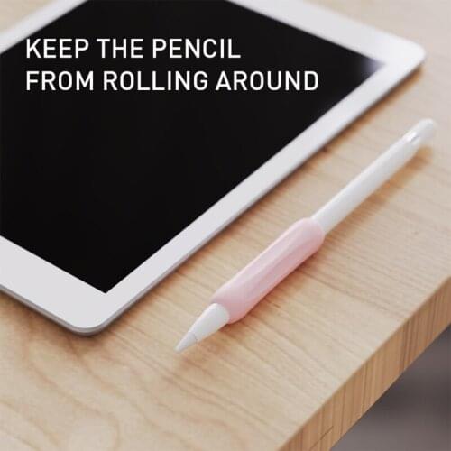 3PCs Capacitive Silicone Grip Holder Touch Screen Stylus Pen Sleeve for Mobile Pad Pencil 1 2nd Generation