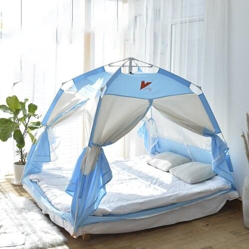 Automatic Bed Tents Children Adults Indoor Warm Winter Household Thicken Cold-proof Tent Summer Anti-mosquito Tent